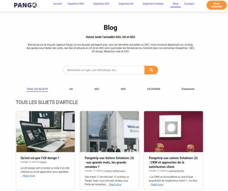 blog d'entreprise